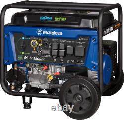 12500 Watt Dual Fuel Home Backup Générateur Portable, Démarrage Électrique À Distance, Tran