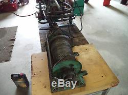 18hp Gas Powered Portable Winch Hydraulique Tugger 1/4 Refurbished Câble