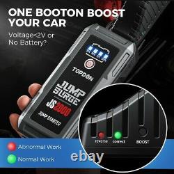 2022 New Portable Car Jump Starter 2000a Peak Batterie Booster Power Pack Banque Us
