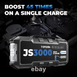 3000a Portable Jump Starter 12v Booster Batterie Booster Booster Box Power Bank