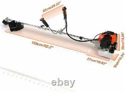 42.7cc Essence De Gaz Wacker 2-en-1 Straight Shaft String Trimmer Portable Top