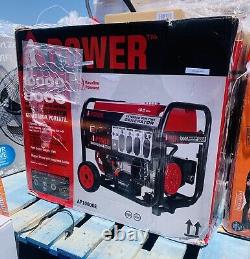 A-ipower 10 000-watt Portable Rv Prêt À Gaz Générateur Alimenté Avec Démarrage Électrique