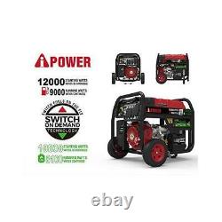 A-ipower 12000 Watt Dual Carburant Propane/gas Générateur Portable Démarreur Électrique