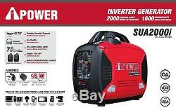 A-ipower 2000 Watt Carb / Epa Powered Portable Inverter Generator Super Silencieux Gaz