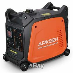 Arksen 2800 W-gaz Portable Powered Inverter Générateur Avec Démarrage Électrique À Distance