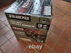 Black Max Bm903600 3600 Watts/4500 Watts Générateur De Gaz Portable D597