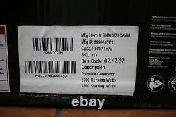 Black Max Bm903631cvnm 3600 Watts/4500 Watts Générateur De Gaz Portable Brand New