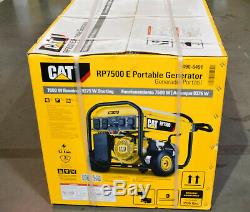 Cat Rp7500e Gaz Portable Alimenté Générateur 7500 Watts Exécution 490-6491