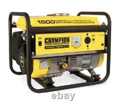 Champion 1500-w Silencieux Portable Gas Powered Generator Lightweight Home Rv Camping