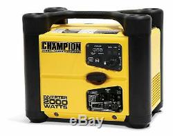 Champion 2000 W Ultrasilencieux Superposable Gaz Portable Powered Inverter Generator