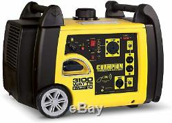 Champion 3100-w Rv Portable Ready Gas Powered Inverter Générateur Avec Démarrage À Distance