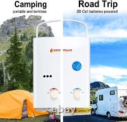 Chauffe-eau à gaz portable Camplux Outdoor instantané pour douche camping RV avec pompe