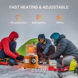 Chauffe-gaz Portable De Camping 2 En 1 Thermopompe Et Poêle À Gaz Portative De Camping Inclus 10