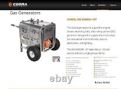 Cobra M-9500 Générateur Industriel Portatif Alimenté Au Gaz