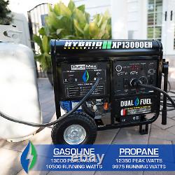 Duromax Xp13000eh 13 000 Watt Générateur Portable De Propane De Gaz Bicarburant