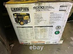 Équipement D'alimentation Champion 3500/4000 Watt Télédémarrage Générateur Portable 46539