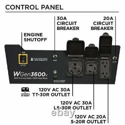 Équipement D'alimentation Extérieure Westinghouse-wgen3600v 3600 Watt De Fonctionnement Gaz Portable