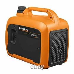 Generac 3000-watt Super Silencieux Portable Rv Prêt À Gaz Générateur D'onduleur Alimenté
