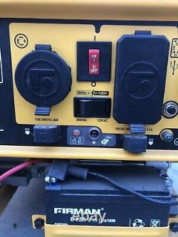 Générateur De Gaz Portable Firman Ultimate 4550 Watt Avec Démarrage À Distance Et Kit De Roues