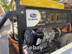 Générateur Subaru Sgx 5000 D'occasion De Secours Hurricane Portable Gas Backup Power