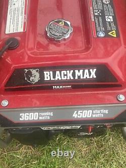 Générateur d'essence portable Black Max 3600 BM903631CVNM 3600 Watts/4500 Watts Hors-bord