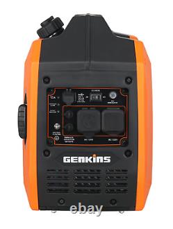 Générateur onduleur Genkins 2300 watts ultra léger ultra silencieux alimenté au gaz