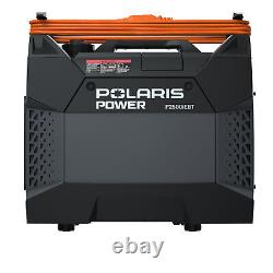 Générateur onduleur à gaz Polaris Power P2500iEBT de 2500W, portable et contrôlé par application.