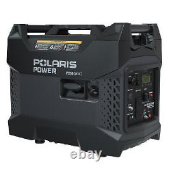 Générateur onduleur à gaz Polaris Power P2500iEBT de 2500W, portable et contrôlé par application.