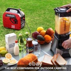 Générateur onduleur portable Powersmart 2200W alimenté au gaz pour le camping en plein air à la maison
