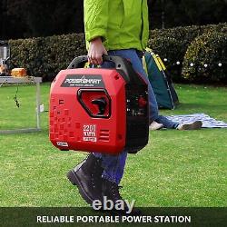 Générateur onduleur portable Powersmart 2200W alimenté au gaz pour le camping en plein air à la maison