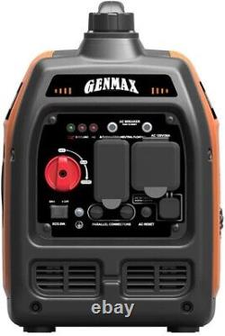 Générateur onduleur portable à gaz GENMAX 3 200 W silencieux prêt pour VR avec capteur de CO