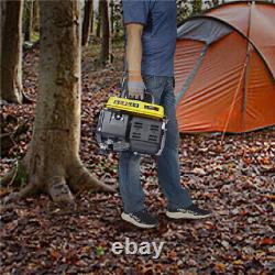 Générateur portable 900 watts super silencieux alimenté au gaz pour camping-car, maison et camping.