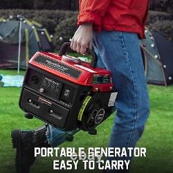 Générateur portable à essence PowerSmart 1 200 W 2 temps, ultra-léger pour la maison et les véhicules récréatifs
