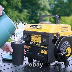 Générateur portable ultraléger de camping, alimenté au gaz 1 000W, EPA & CARB