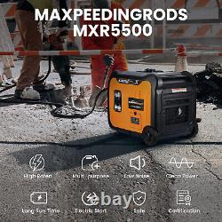Générateurs d'onduleurs portables 5500W Max 5000 Watts à démarrage à distance, alimentés par gaz, en vente.