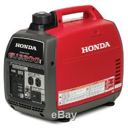 Honda Eu2200i 2200 Watts Super Silencieux Gaz Portable Power Inverter Generator