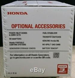 Honda Eu7000is 7000 Watt Puissance De L'onduleur Silencieux Gaz Portable Générateur Marque Nouveau