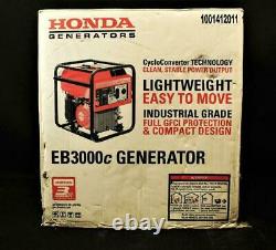 Honda Power Equipment Eb3000c 3000w Gaz Portable Powered Générateur Industriel