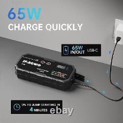 Jf. Egwo 4000amp Auto Jump Booster Booster Box Power Bank Charge À Deux Voies 12v