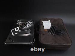 Plaque de cuisson à gaz GASWARE Power Plate N°6, réchaud de camping portable 2800W au butane (noir)