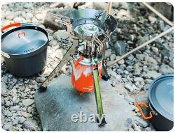 Poêle À Gaz De Camping Extérieur Powerful Portable Gas Burners Outdoor Acier Inoxydable