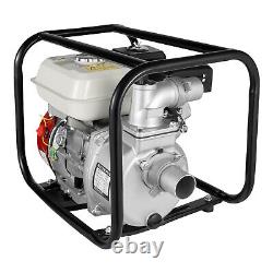 Pompe à eau à essence commerciale de 2 pouces, moteur 210CC 6,5 HP, portable alimentée au gaz