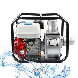 Pompe à eau essence 4 temps de 7,5 CV, 3 pompes à eau semi-trasportables à essence