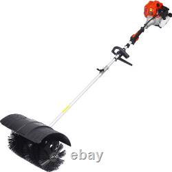 Portable 2.4hp Power Sweeper 52cc Gas Power Brosse Salle De Bal Driveway Snow Clean