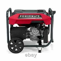 Powermate P0080301 Générateur De Gaz 9400 Watt 49 St, Alimenté Par Generac, Rouge, Noir