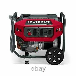 Powermate P0081600 Générateur De Gaz 7500 Watt 49 St, Alimenté Par Generac, Rouge, Noir