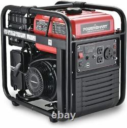 Powersmart 4,400-w Super Silencieux Portable Rv Ready Générateur D'onduleur Alimenté Au Gaz