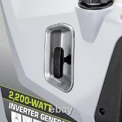 Powersmith Portable 2200 Watt 1 Gallon Générateur D’onduleur De Puissance De Gaz (utilisé)