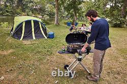 Roadtrip 285 Portable Stand-Up Propane Grill, Barbecue à gaz avec 3 brûleurs réglables