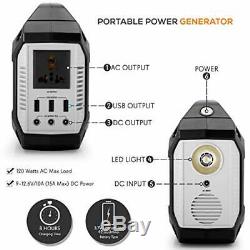 Serenelife Générateur 155wh Power Station Portable, Onduleur Sans Gaz Silencieux